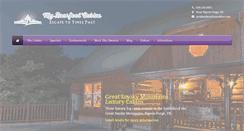 Desktop Screenshot of mybearfootcabins.com